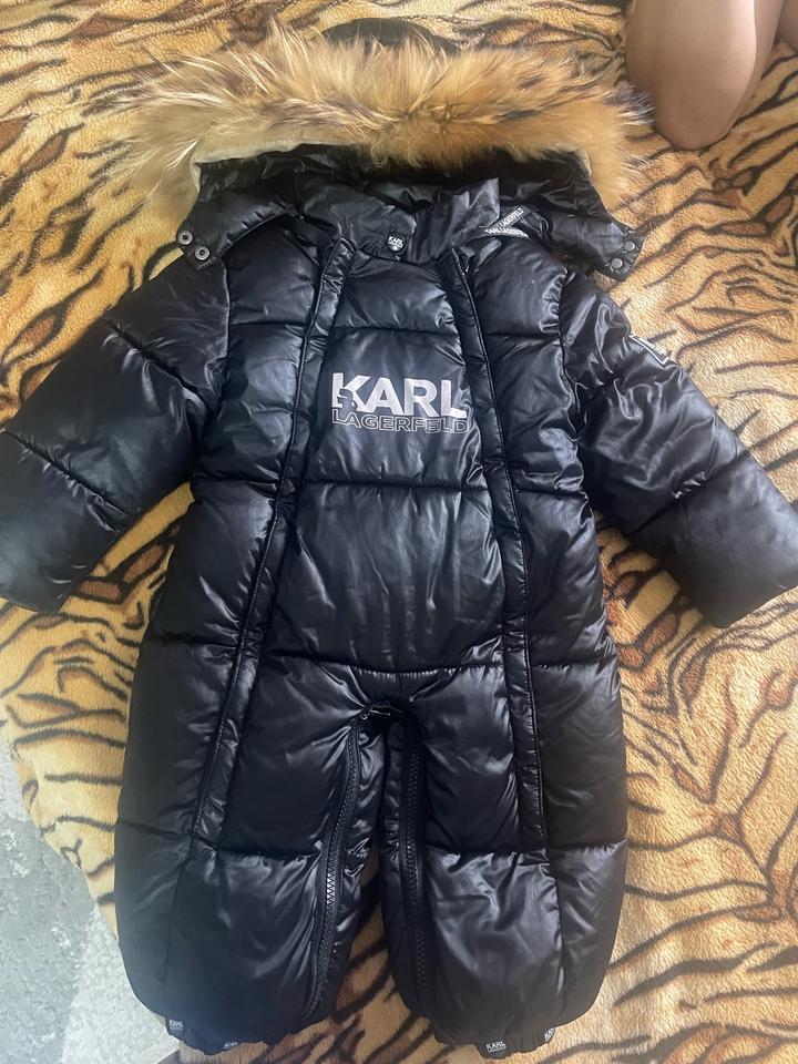 Karl Lagerfeld утепленный комбинезон