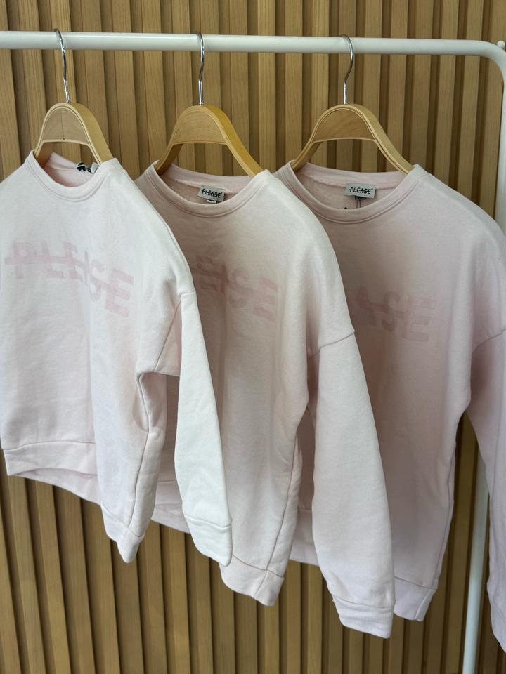 Кофта розовая Please для девочек размеры 4,8, 10