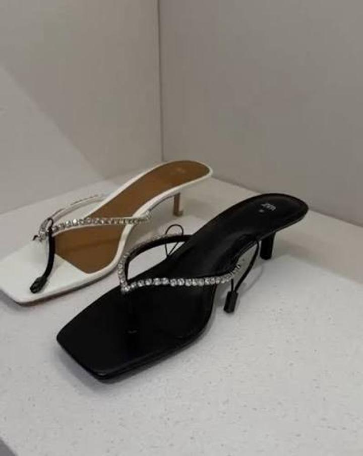 Мюли Zara со стразами