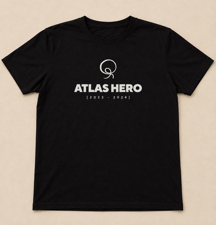Футболка черная Atlas Hero