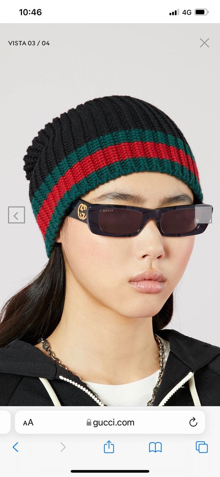 Gucci шапка бини шерстяная