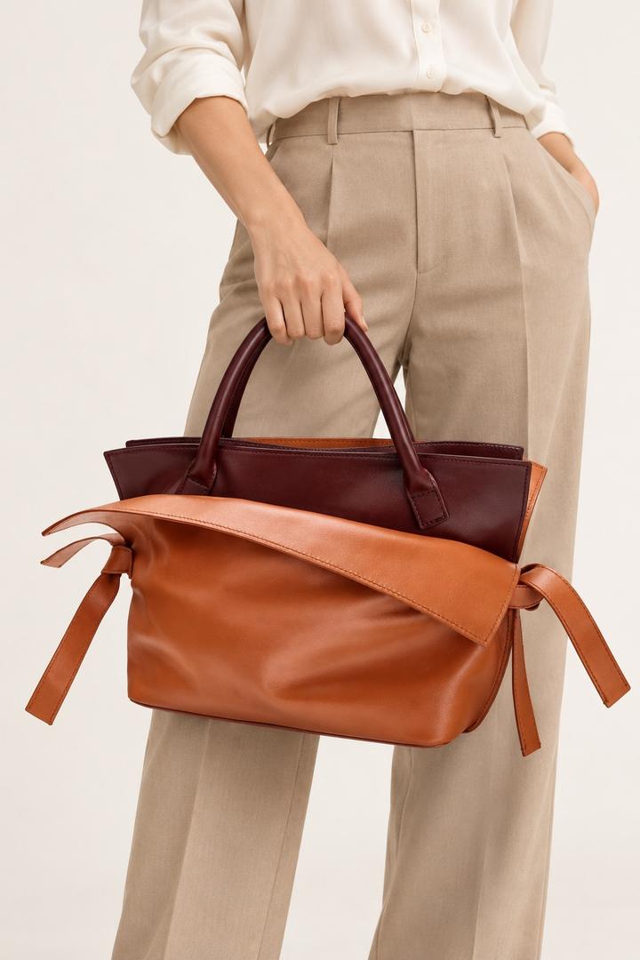 Zara Женская кожаная сумка