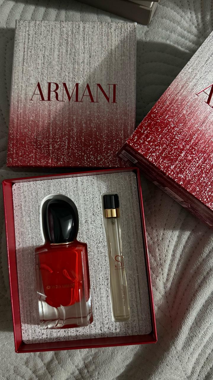Giorgio Armani Si Passione парфюмерный набор