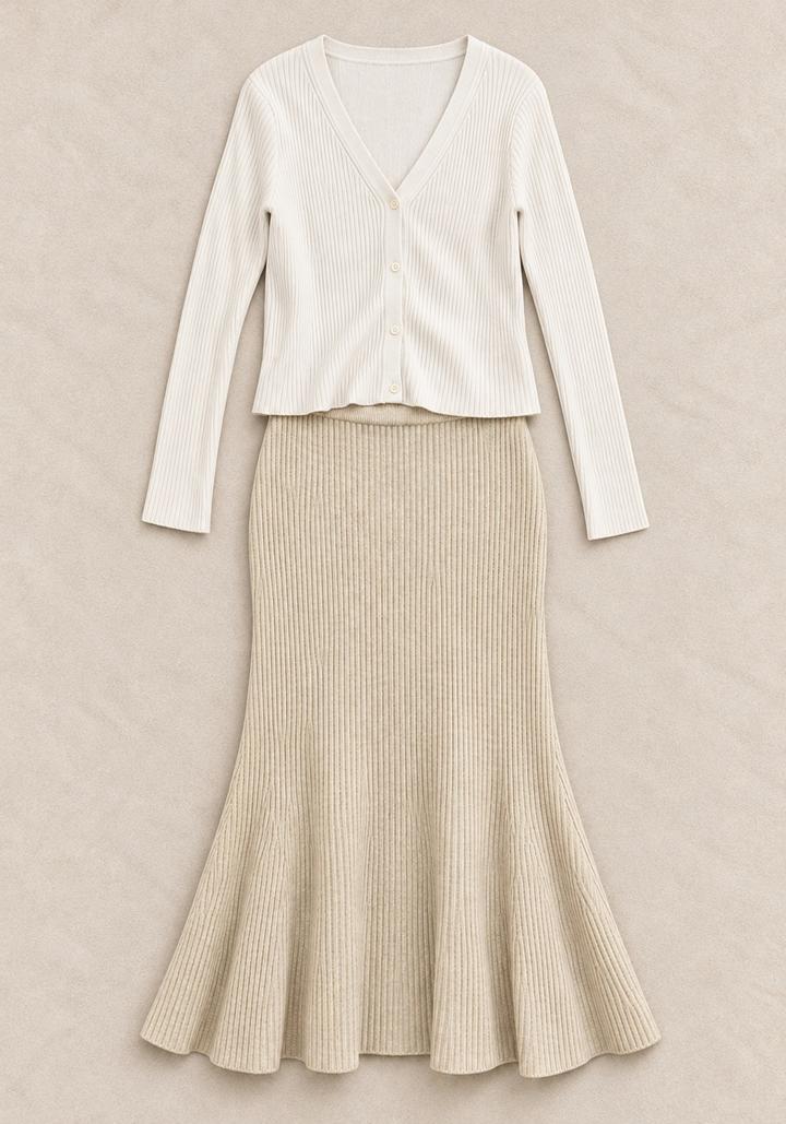 Кардиган и юбка H&M