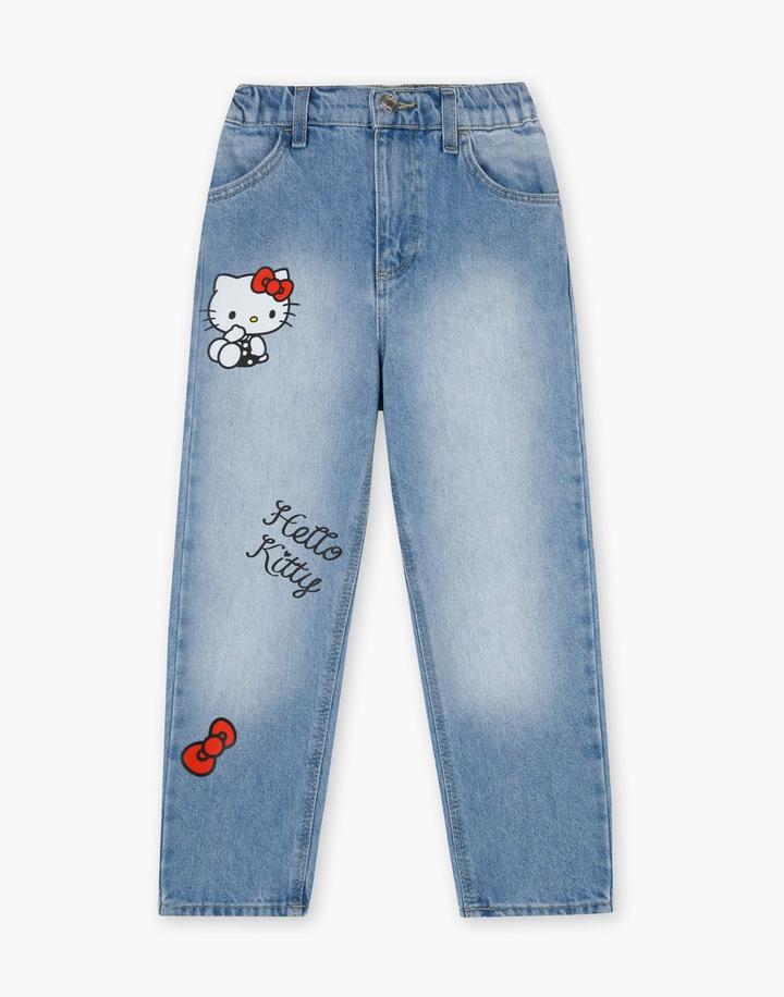 Джинсы Gloria Jeans Hello Kitty на 7-8 лет 128 р