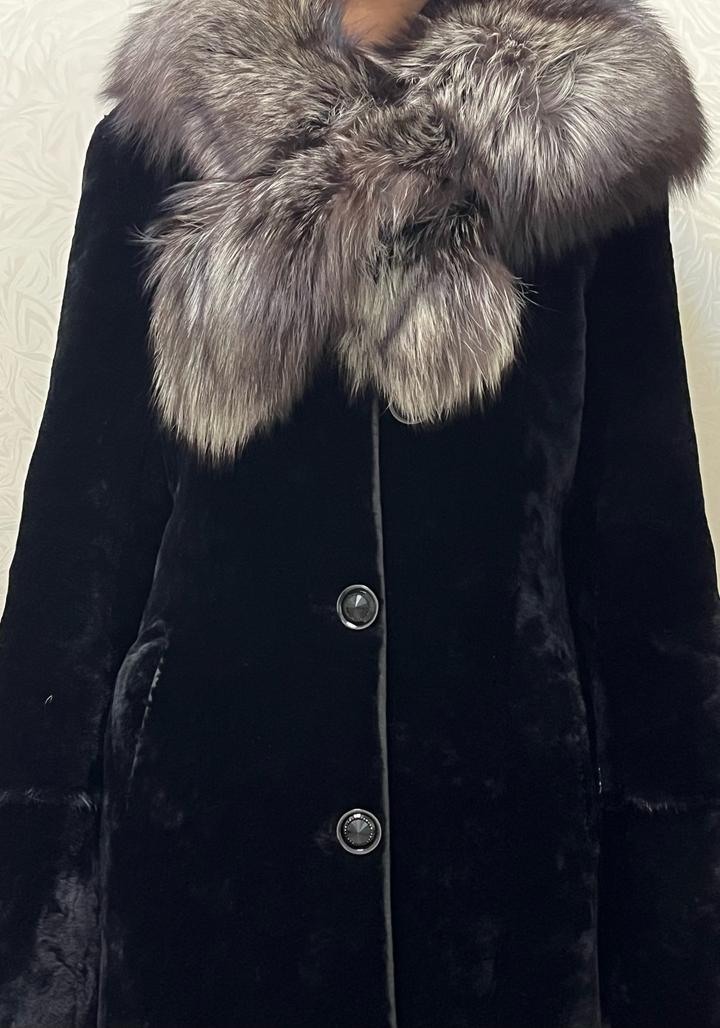 Classic style Шуба мутоновая Воротник писец