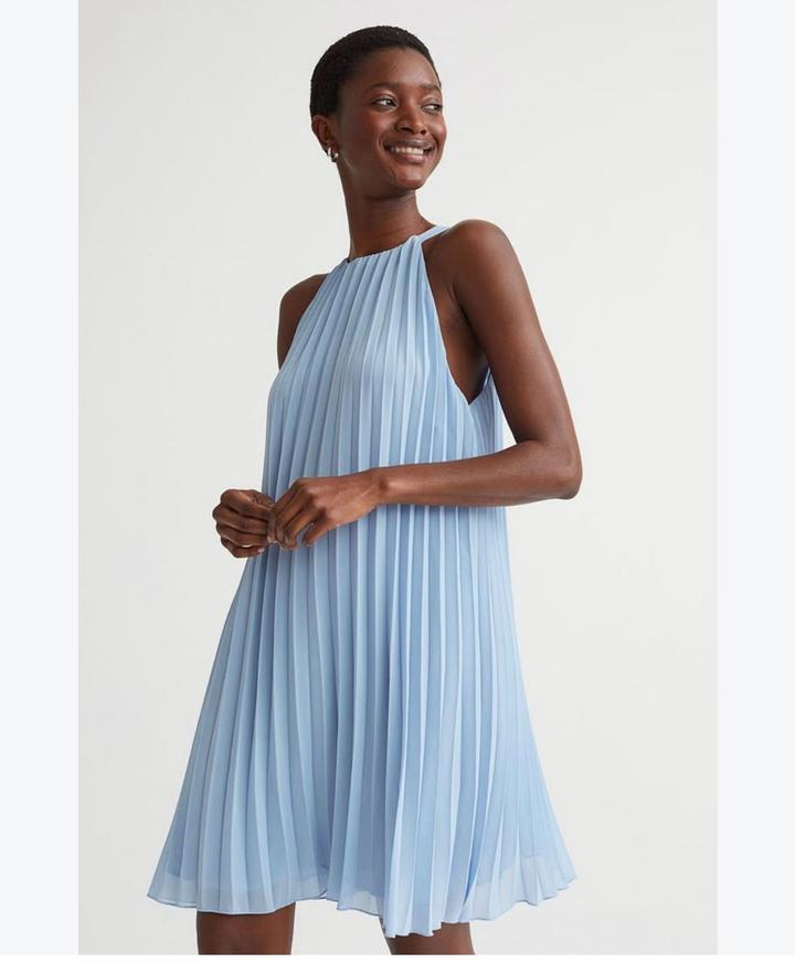 H&M Плиссированное платье HM