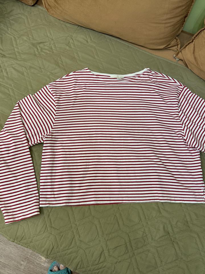 Лонгслив H&M в полоску