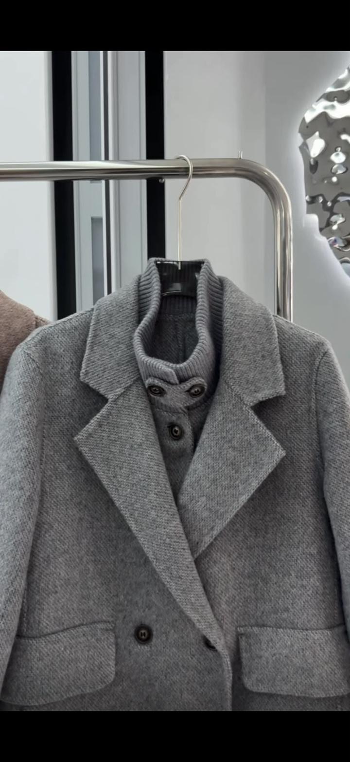 пальто с жилеткой шерсть