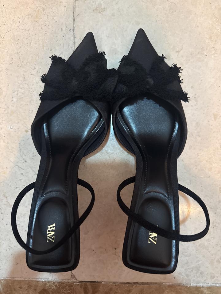 ZARA туфли с бантом