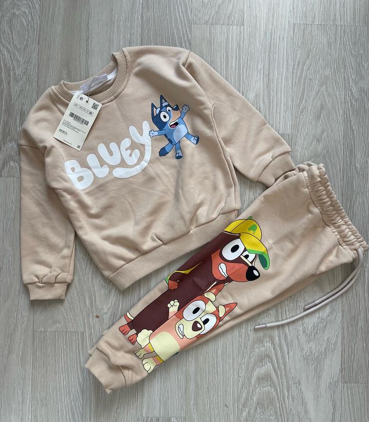 Детский спортивный костюм с принтом Bluey