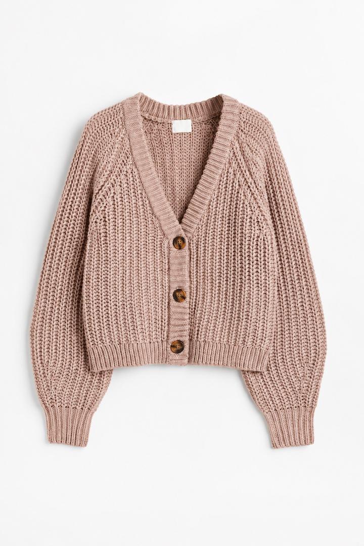 Кардиган крупной вязки H&M
