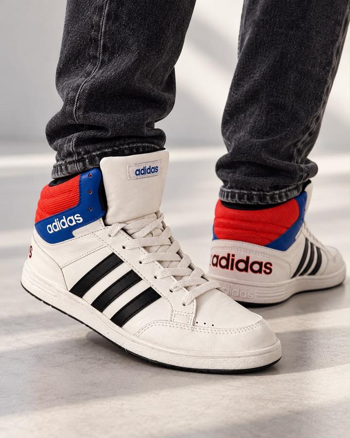 КУЛЬТОВЫЕ завышенные кеды  Adidas NEO Hoops Mid