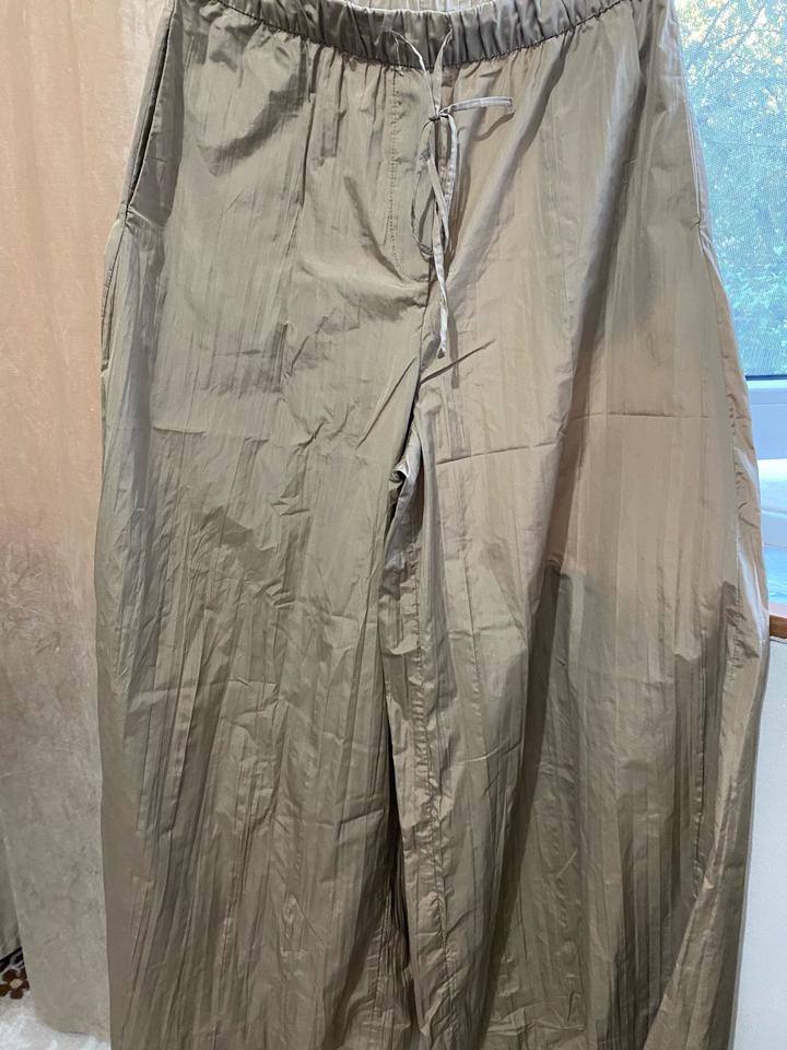 брюки широкие летние Zara