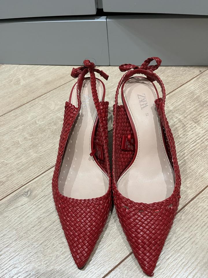 Плетеные туфли Zara
