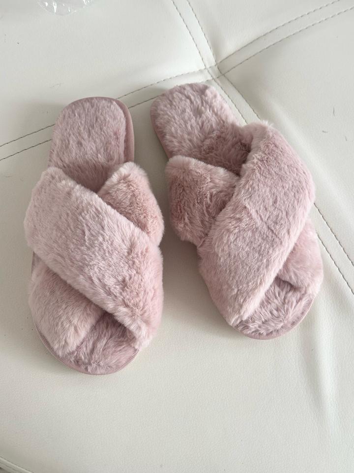 Тапочки домашние розовые