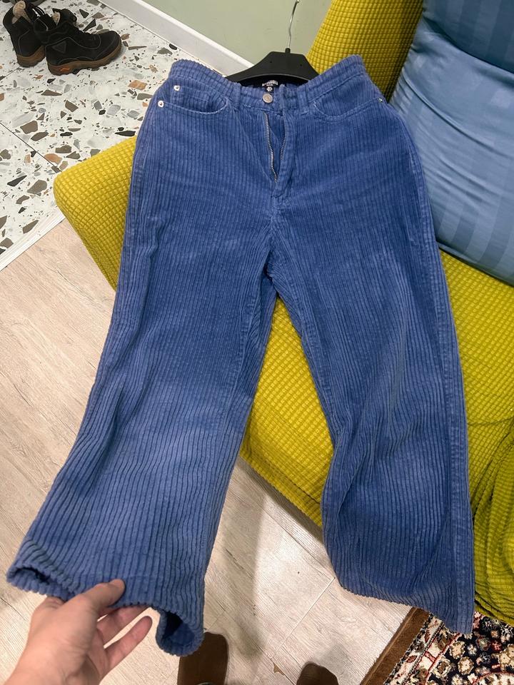 Missguided Брюки прямые вельвет ребристый