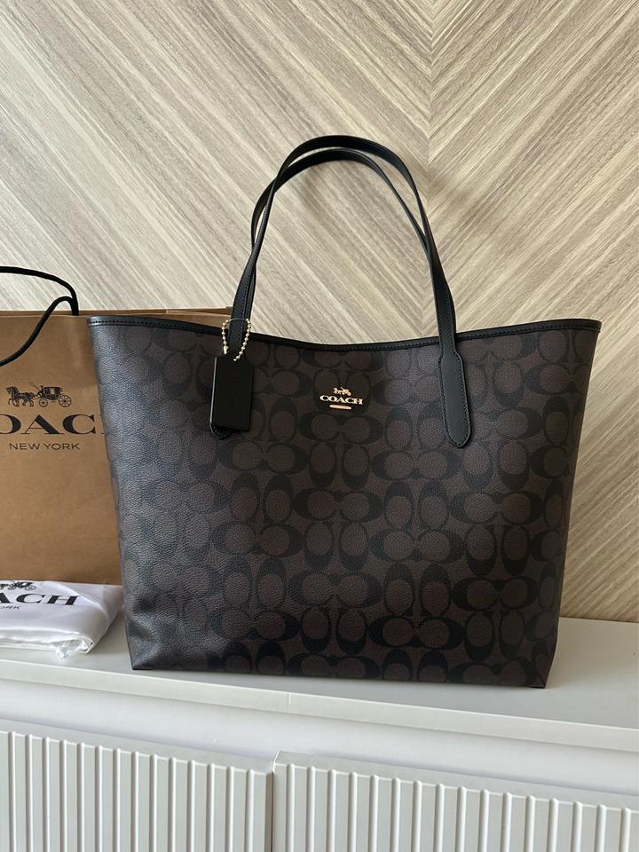сумка-тоут Coach City Tote in Signature Canvas