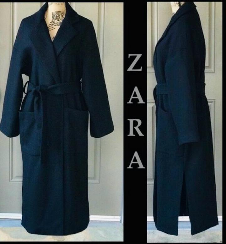 Шерстяное пальто ZARA размер М