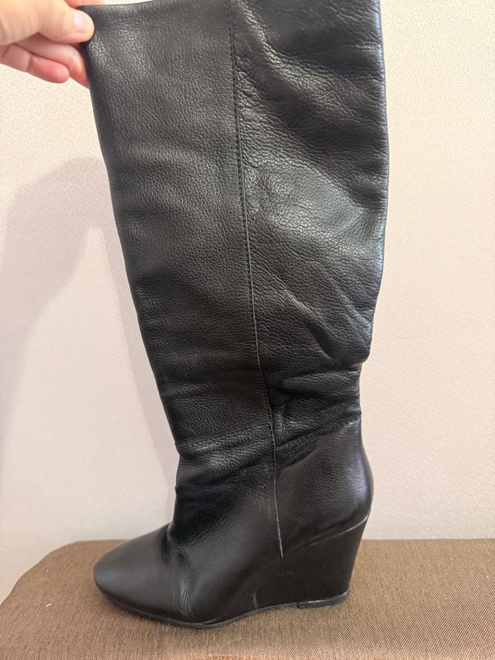 Nine West Сапоги на танкетке демисезонные