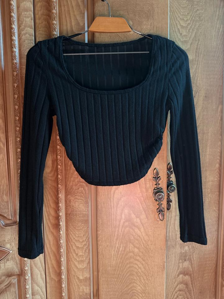 SHEIN Черная мягкая кофта