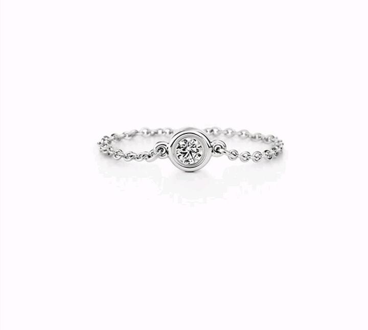 Tiffany & Co. Серебряное кольцо -цепочка от Tiffany из легендарной коллекции Elsa Peretti