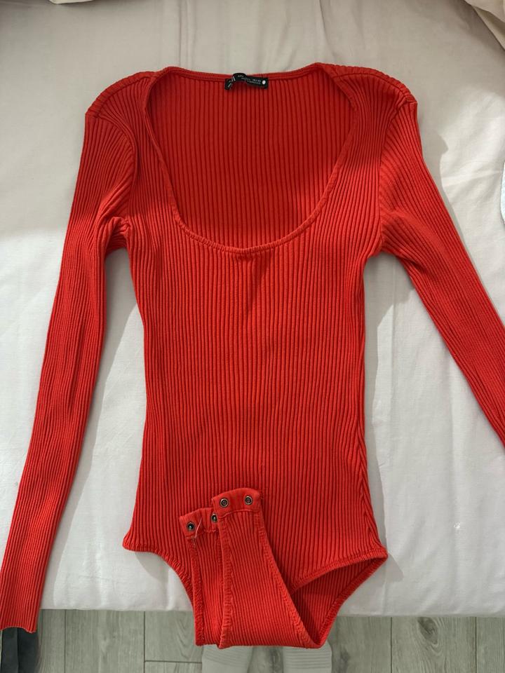 Боди в рубчик Zara