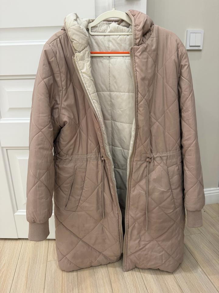 LC Waikiki Стеганое пальто с капюшоном и поясом
