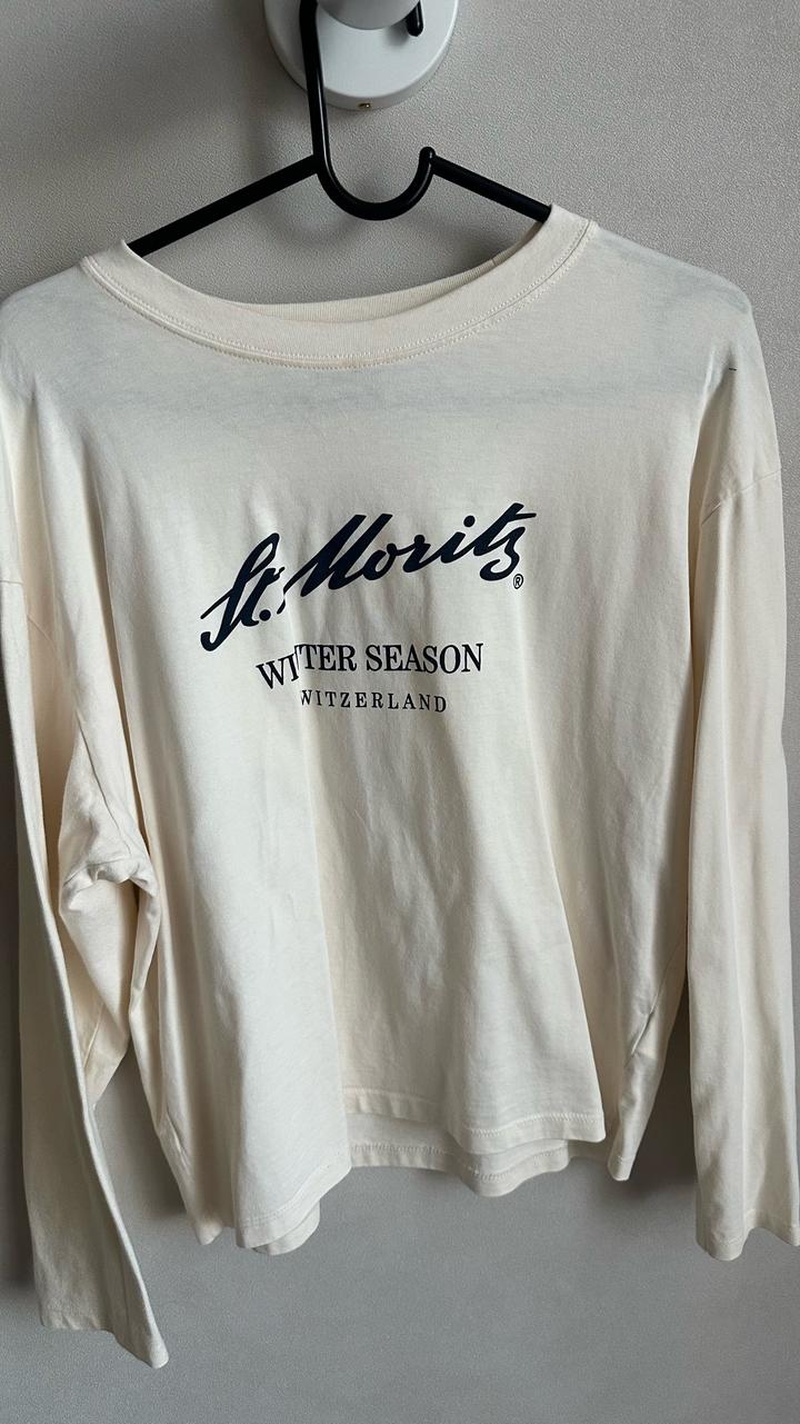 ZARA Лонгслив с принтом