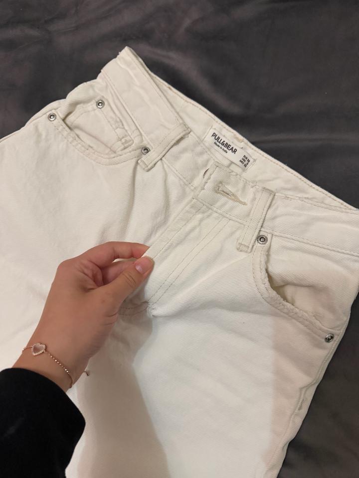Pull & Bear Белые Джинсы Pull&Bear