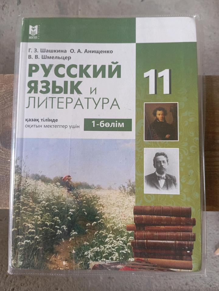 Кітап русский язык и литература 1-бөлім