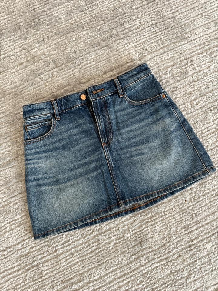 Джинсовая мини-юбка ZARA