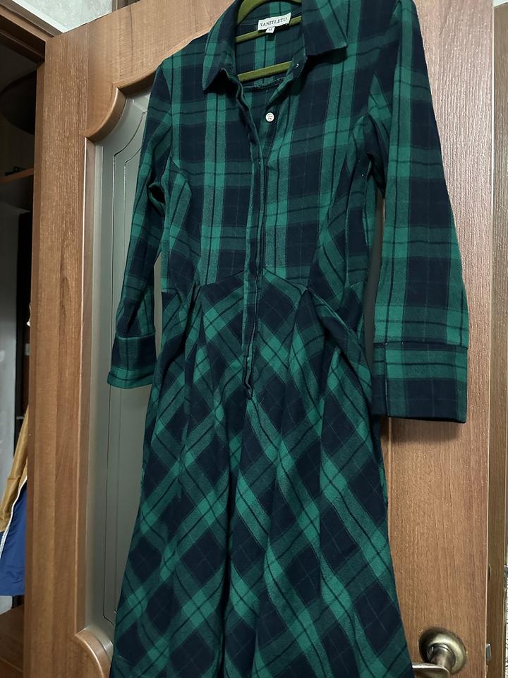 Vanitleto Платье в клетку М size