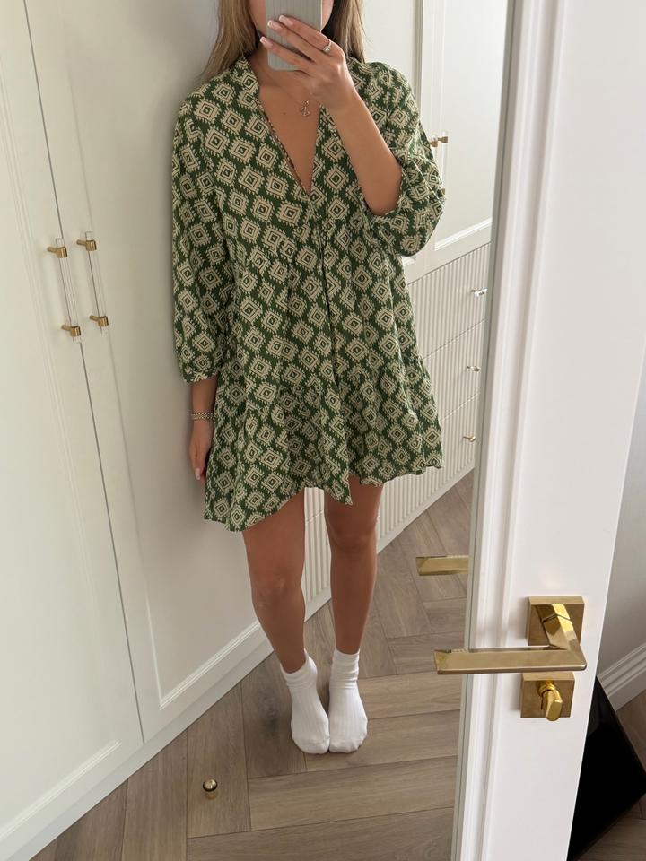 Zara Платье с геометрическим принтом