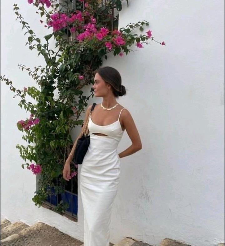 Белое платье Zara