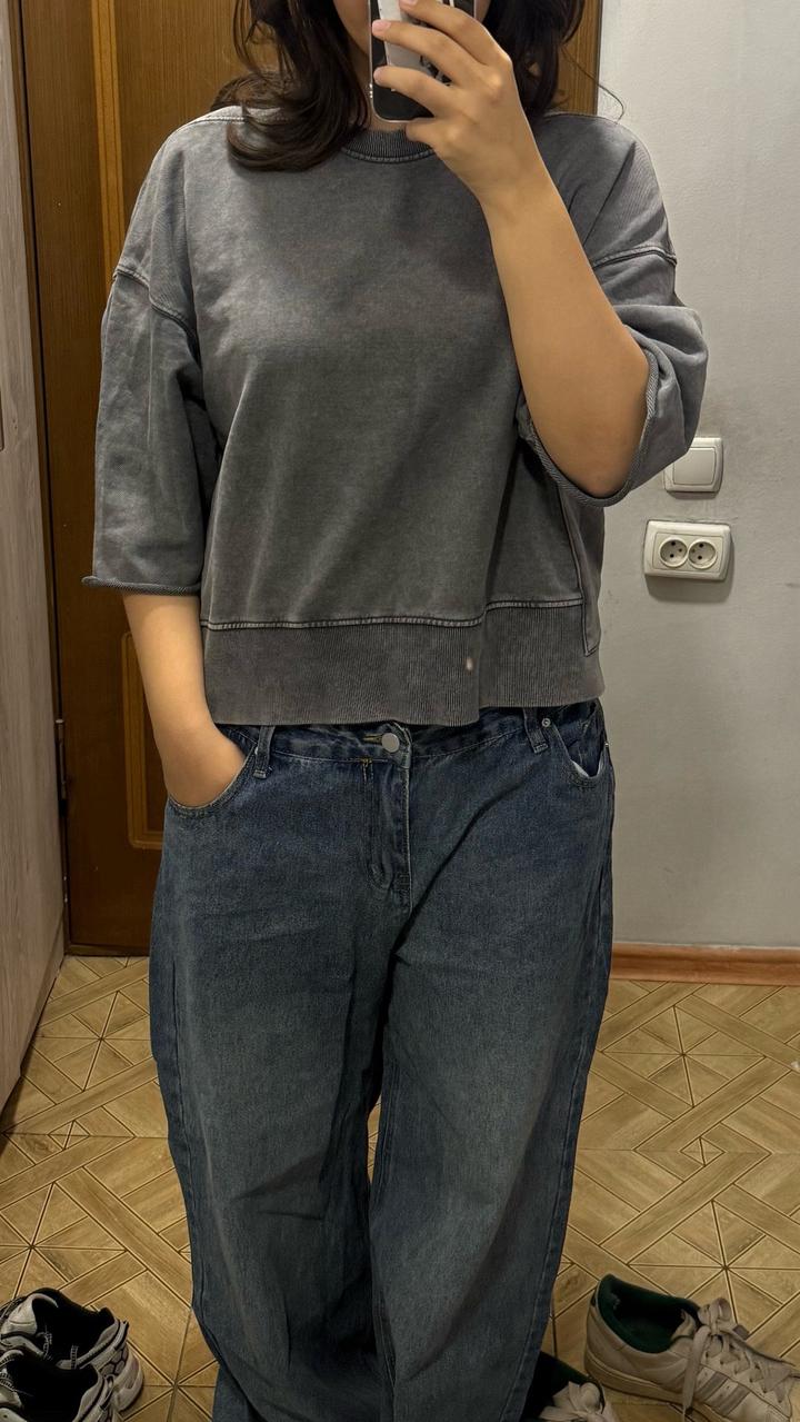 Укороченный свитшот Zara