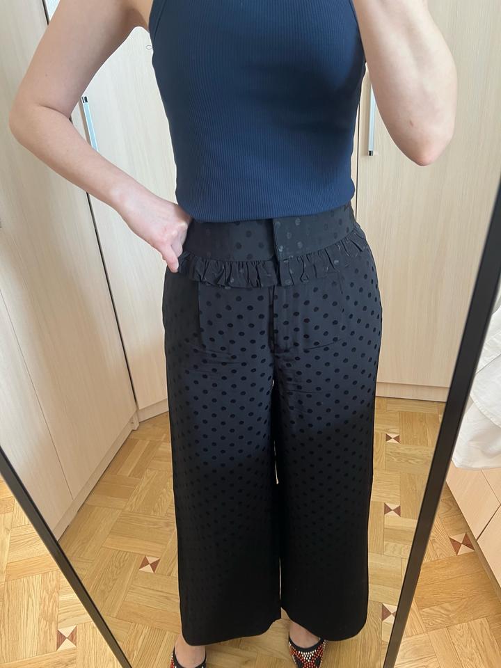 Брюки ZARA BASIC в горошек