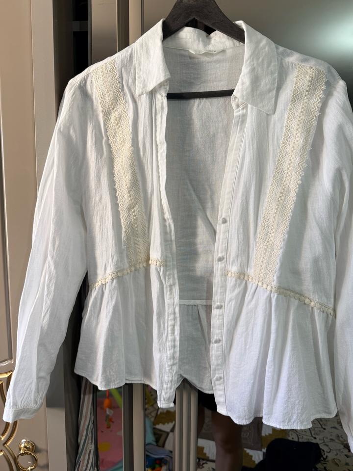Блуза Zara с кружевом