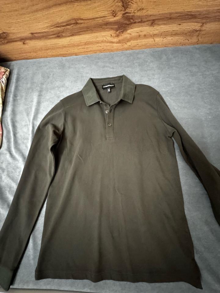 Emporio Armani поло с длинным рукавом