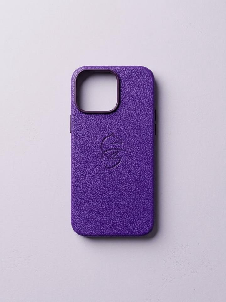 Күлгін түсті сәнді чехол (iPhone -16 про мах)
