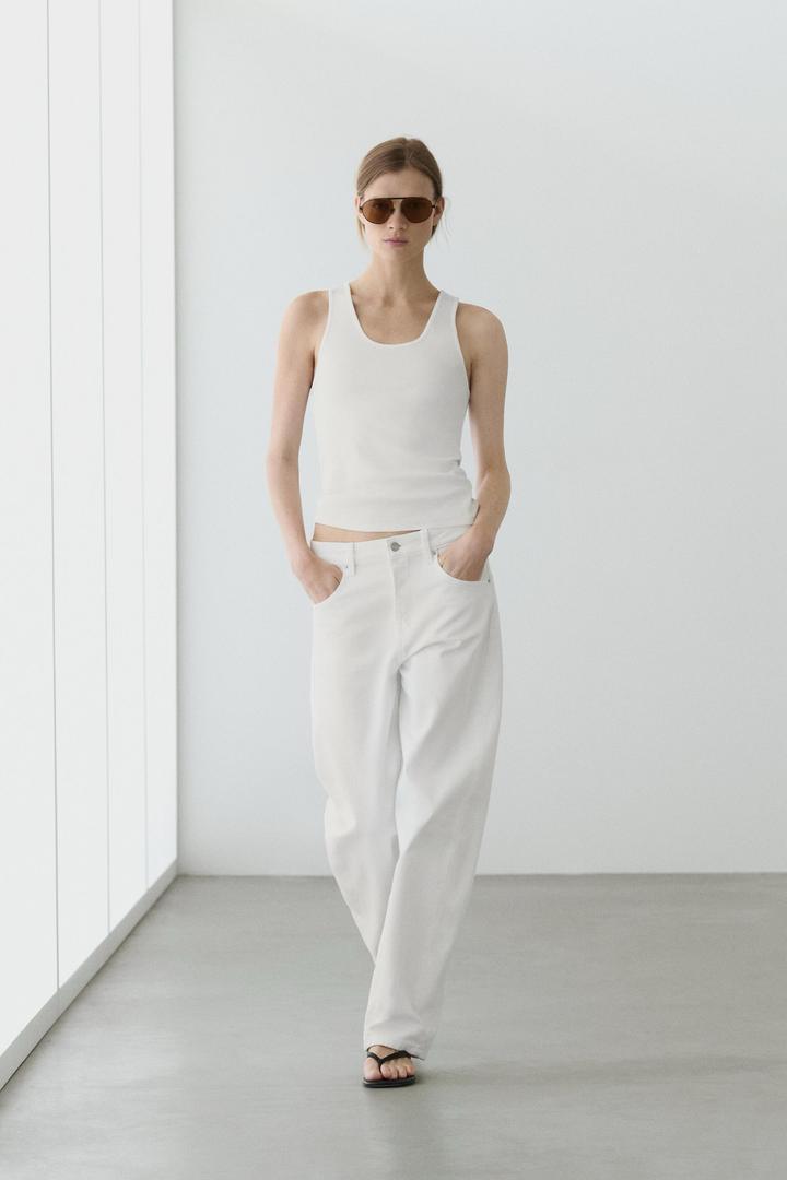 Трикотажная майка massimo dutti