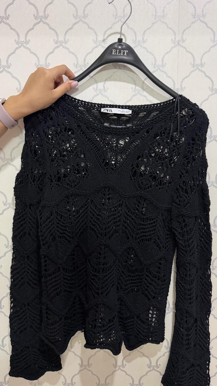 Джемпер Zara ажурный