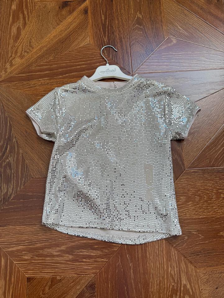 ZARA топ с пайетками