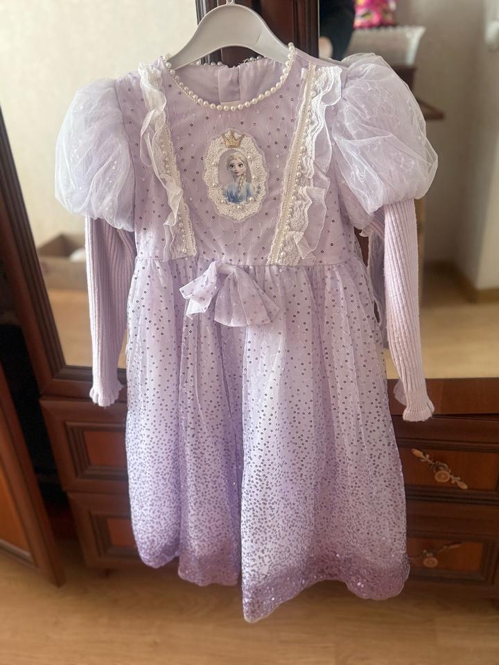 Детское платье с Эльзой