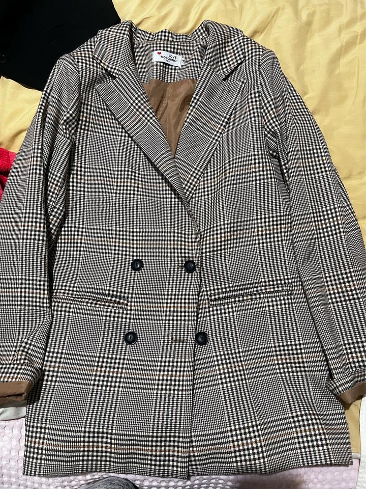 LOVE MOSCHINO пиджак в клетку