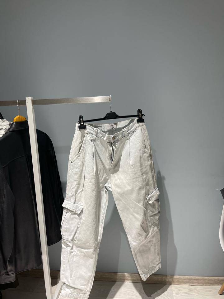 Bershka Брюки карго джинсовые