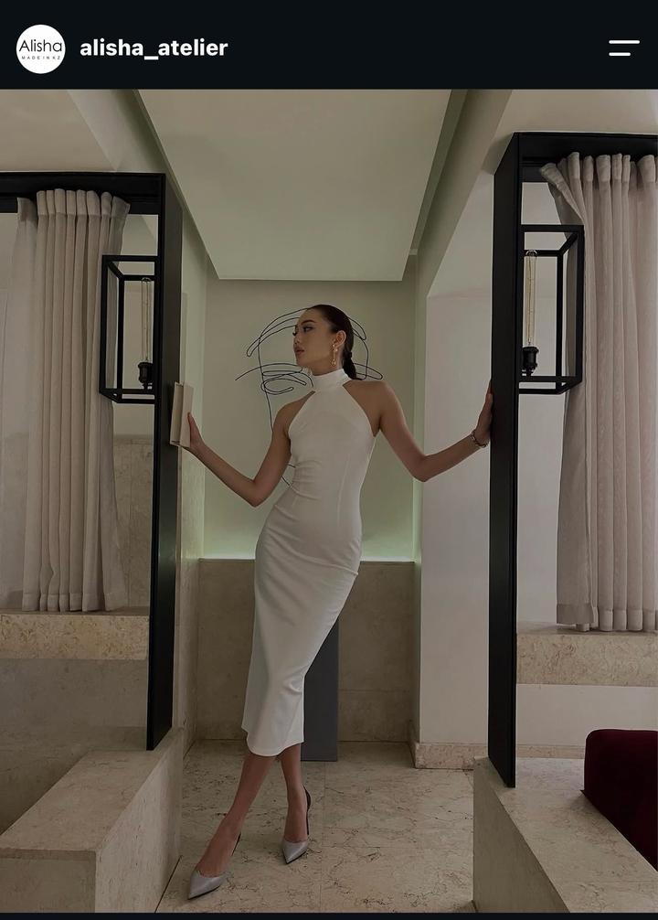 Платье Alisha Atelier миди облегающее