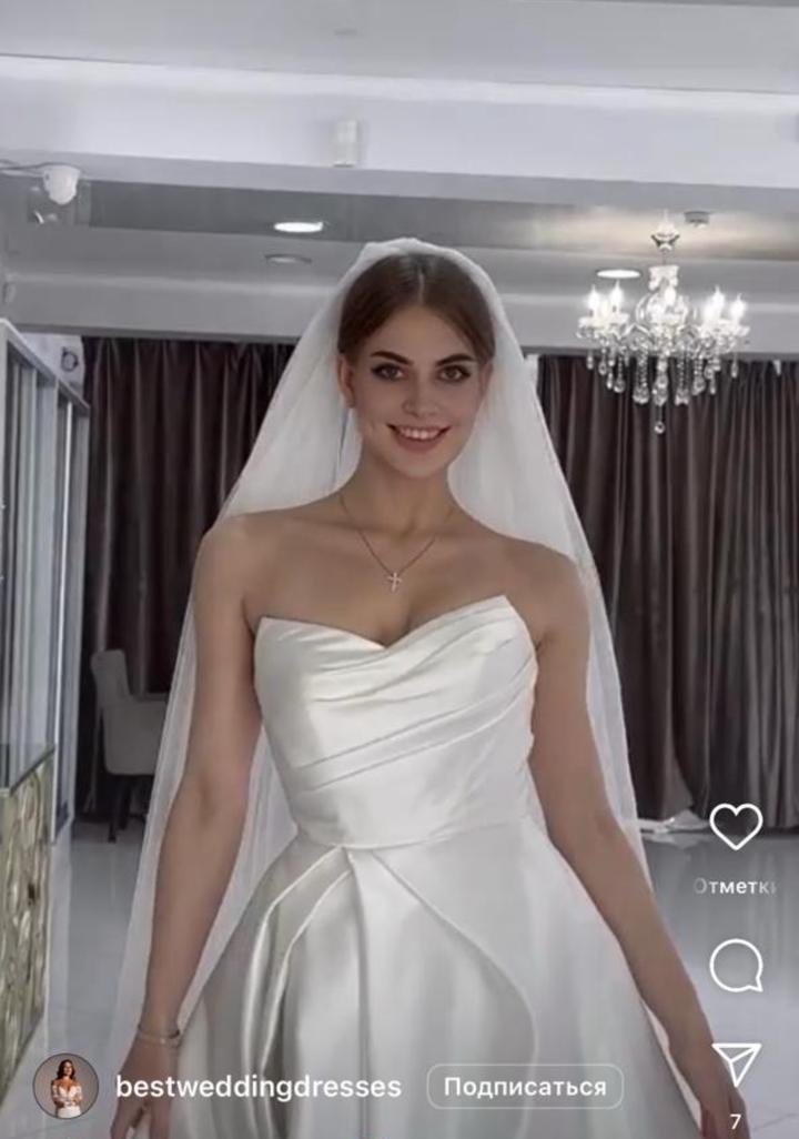 wedding dress Свадебное платье с накидкой