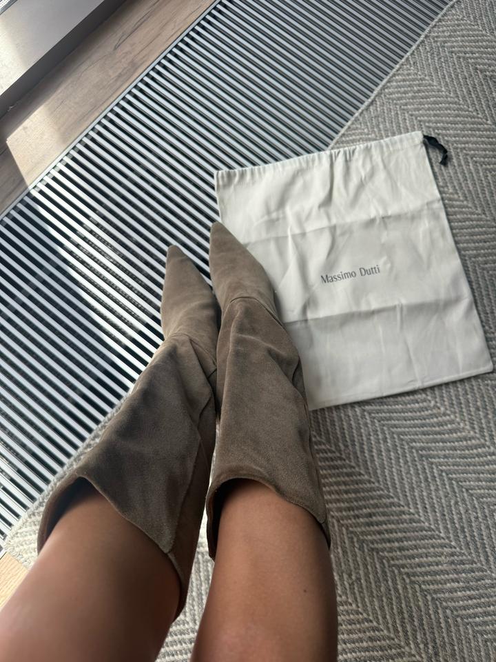 Сапоги Massimo Dutti замша 36р