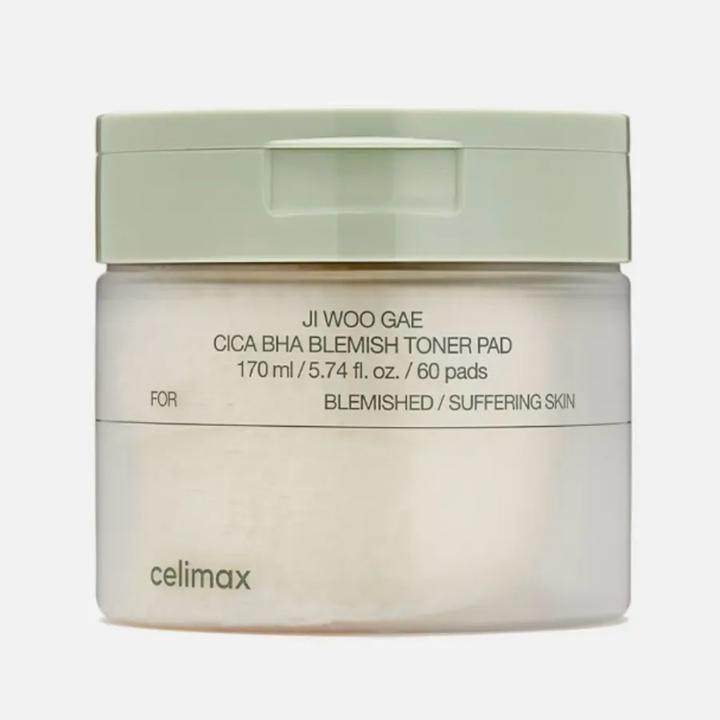 Celimax Ji Woo Gae Cica BHA Blemish Toner Pad